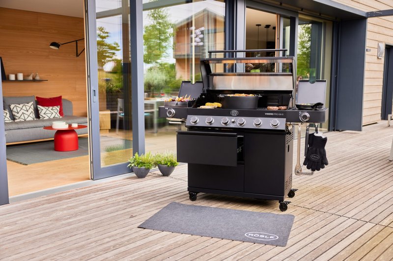 Rösle Gasgrill Videro Pro G6-S Vario+ mattschwarz - Modell 2025