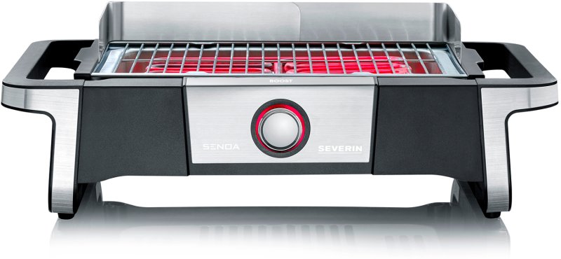 Severin Elektro Tischgrill SENOA Boost - Boost Zone 500°C - 3.000 W