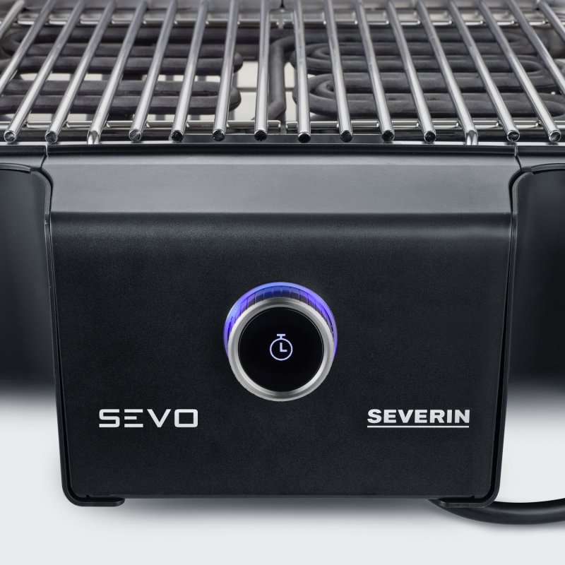 Severin Elektrogrill SEVO GTS - Boost Zone 500°C - mit Deckel und Grillwagen - 3.000 W - Ausstellungsstück