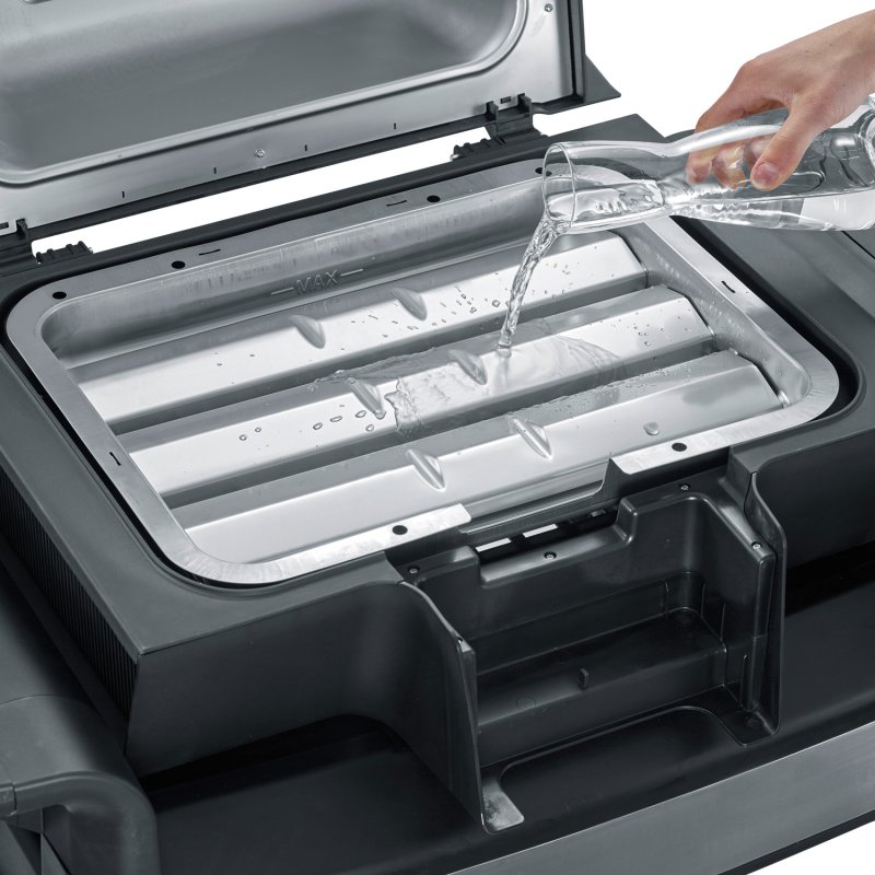 Severin Elektrogrill SEVO Smart Control GTS - Boost Zone 500°C - mit Deckel und Grillwagen - 3.000 W - inkl. Grillfürst Premium Grillbesteck Set, Premium Grillbürste und Grillspieße 4er Set