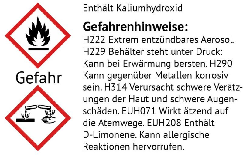 Grillfürst Power Schaumreiniger - Scheibenreiniger für Grillfürst Grill und Backofen