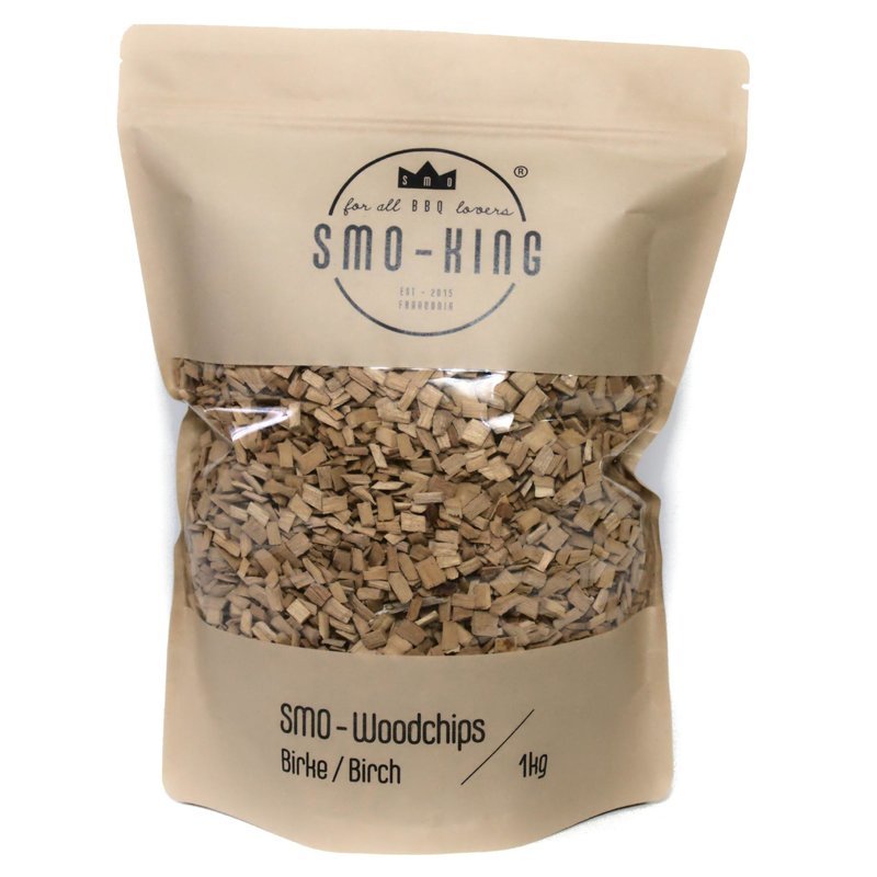 Smo-King Woodchips Birke 1kg, 3-10mm