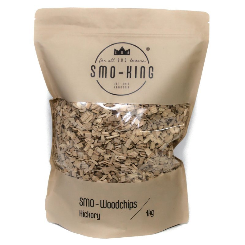 Smo-King Woodchips Hickory 1kg, 3-10mm