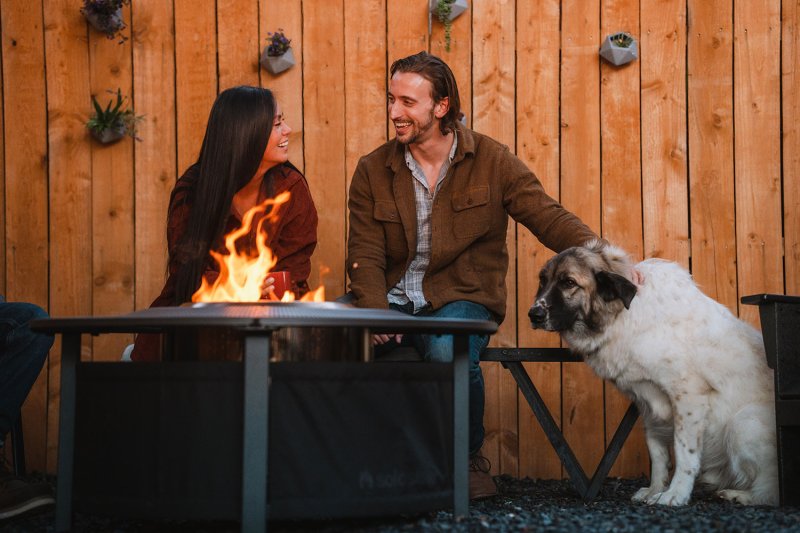 Solo Stove Feuerschalentisch Surround Small für Bonfire und Ranger