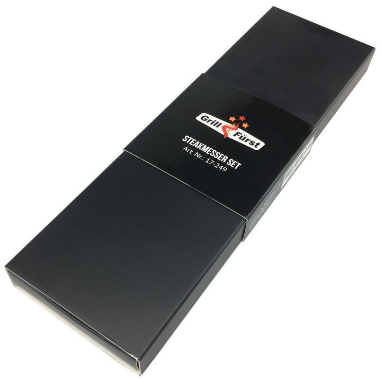 Grillfürst Steakmesser mit Wellenschliff 2er Set