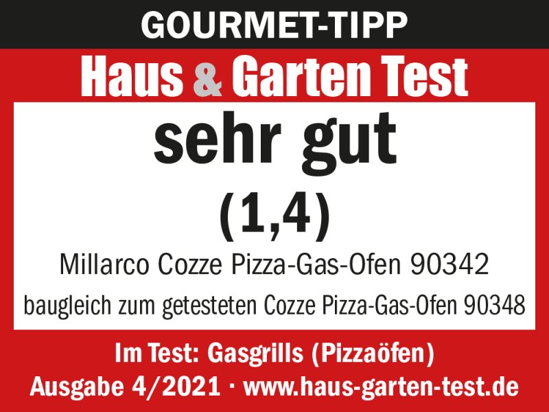 COZZE Pizzaofen Gas 34 cm (13") - Retoure