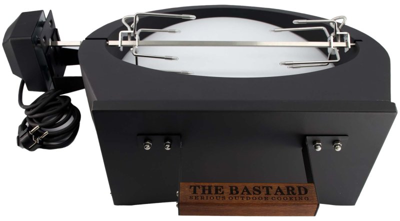 The Bastard Rotisserie & Pizza Set Medium inkl. Drehspieß und Pizzastein