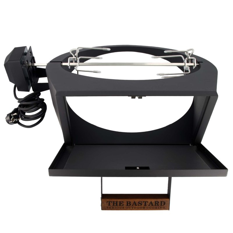 The Bastard Rotisserie & Pizza Set Medium inkl. Drehspieß und Pizzastein