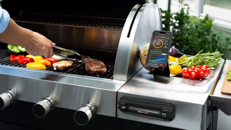 The MeatStick V Dual Set - 2 WLAN / Bluetooth Grillthermometer mit Ladegerät
