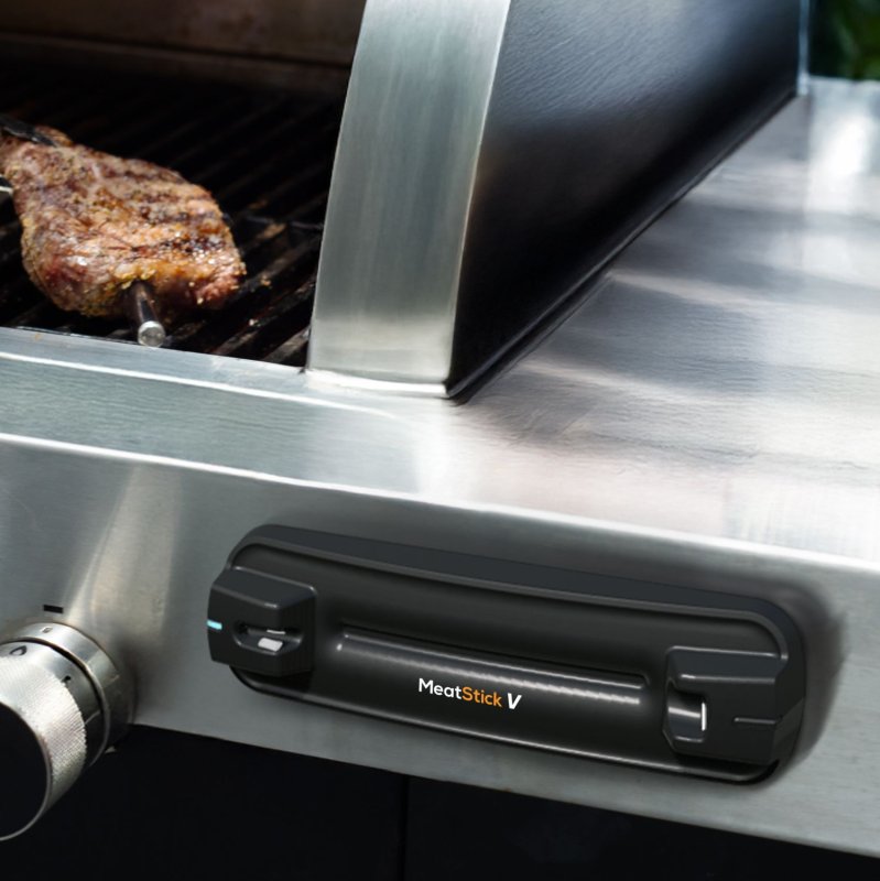 The MeatStick V Dual Set - 2 WLAN / Bluetooth Grillthermometer mit Ladegerät