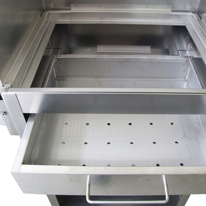 Thüros III Holzkohle Gewerbegrill (48x60 cm Grillfläche)