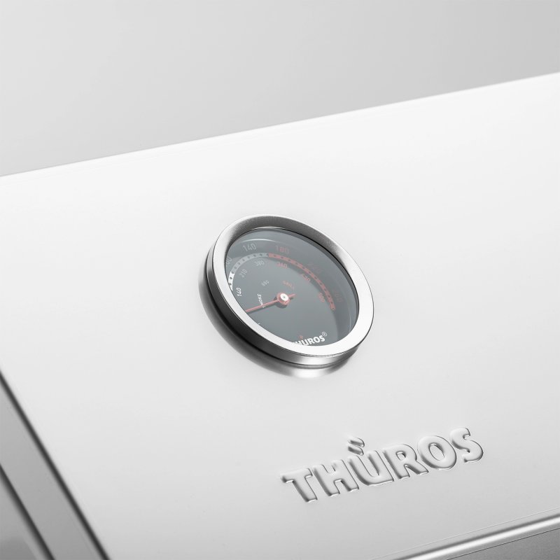 Thüros Schwenkhaube für T3 / T30 (Grillfläche 42 x 42 cm) inkl. Rostauflage & Warmhalterost