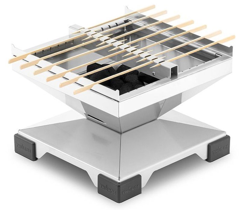 Thüros Yakitoriaufsatz für T1, Tischgrill, Minicater (Grillfläche 30x30 cm)