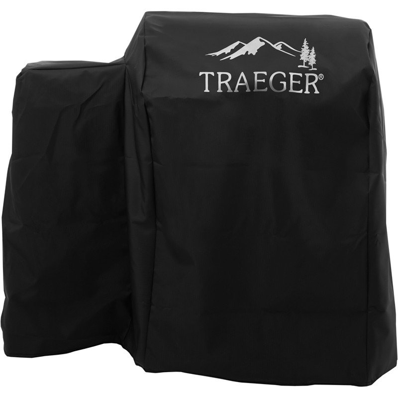 Traeger Allwetter-Abdeckhaube für Bronson 20, lang, schwarz mit Logo - Auslaufartikel