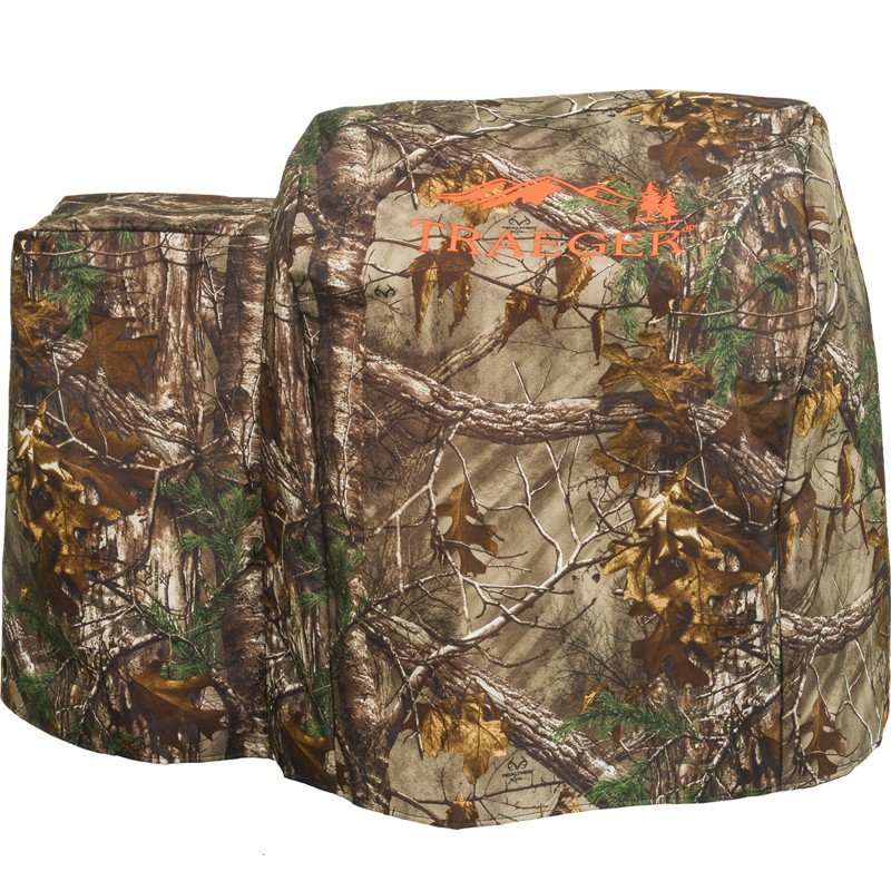 Traeger Allwetter-Abdeckhaube Realtree für Bronson 20, lang, mit Logo - Auslaufartikel