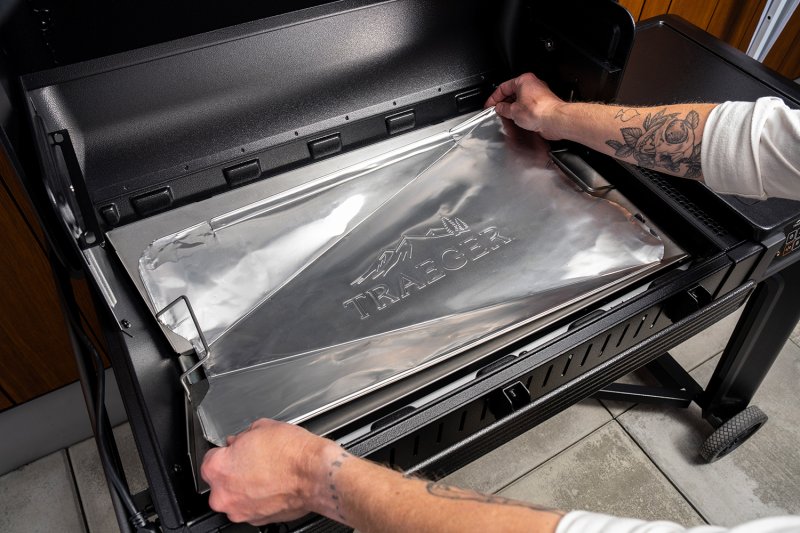 Traeger Aluminium Schutzfolie Größe B für Woodridge Pelletgrill - 5er Pack