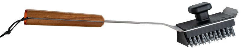 Traeger Grillbürste mit Nylonborsten und Teakholzgriff, 40 cm