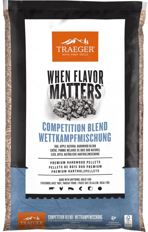 Traeger Hartholz Pellets Competition Blend, 9 kg