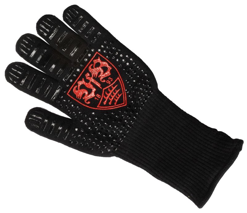 Grillfürst Grillhandschuh Silikon / Aramid (L/XL) - VfB Stuttgart Edition