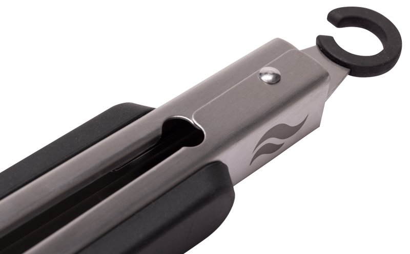 Grillfürst Premium Grillzange mit Spatelkopf 50 cm - Edelstahl - VfB Stuttgart Edition