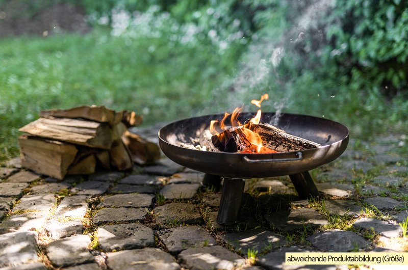 Grillfürst Feuerschale 80 cm aus Stahl