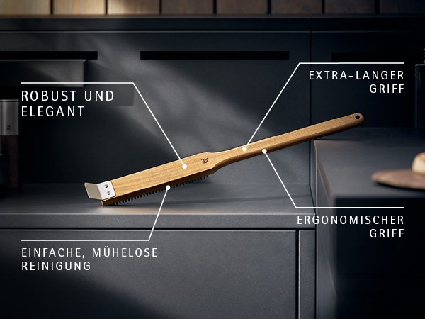WMF Pizzaiolo Pro Pizzaofen Bürste aus Akazienholz