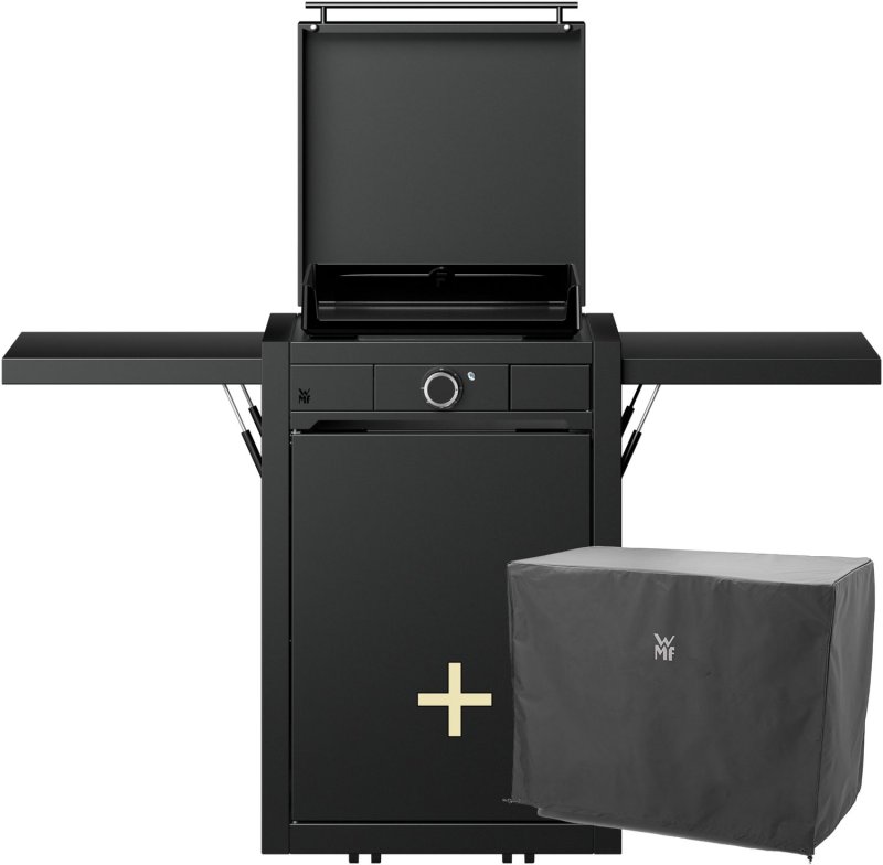 WMF Elektro Plancha Grill - Edition One, 45 cm - inkl. Planchawagen, Planchadeckel und Abdeckhaube