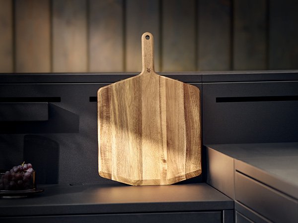 WMF Pizzaiolo Pro Pizza Servier- und Schneidebrett aus Akazienholz