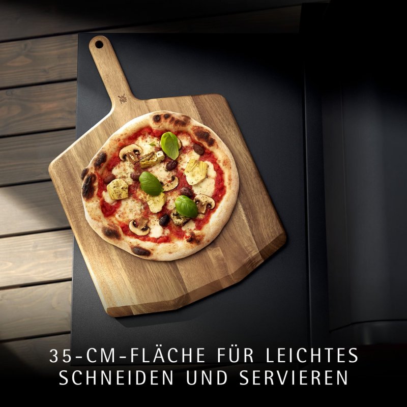 WMF Pizzaiolo Pro Pizza Servier- und Schneidebrett aus Akazienholz