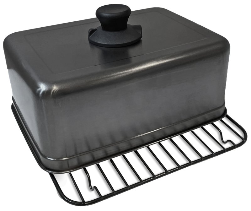 WMF Plancha Grillrost Set 2-teilig - mit Garhaube und Grillrost