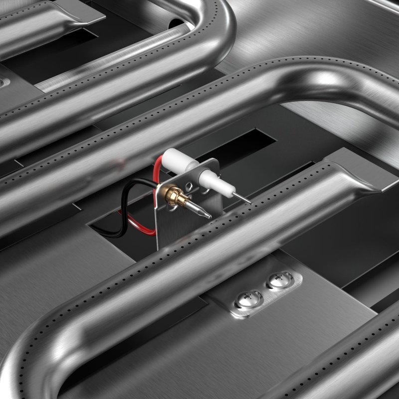 WMF Plancha Grill Gas - Edition One, 60 cm - inkl. Planchadeckel und Abdeckhaube