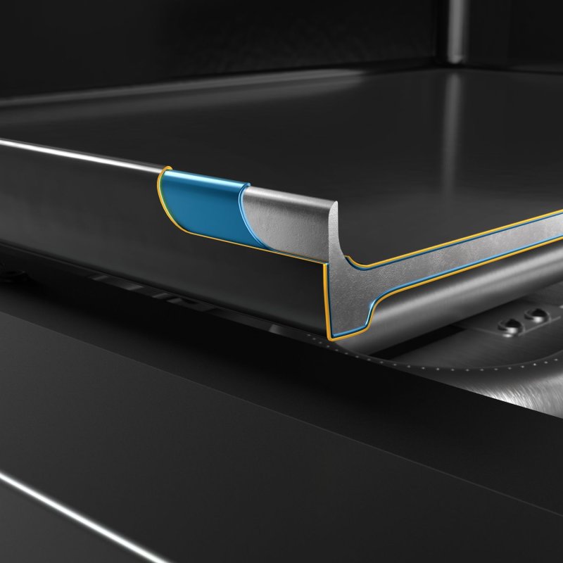 WMF Plancha Grill Gas - Edition One, 60 cm - inkl. Planchadeckel und Abdeckhaube