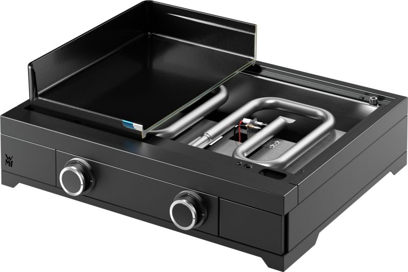 WMF Plancha Grill Gas - Edition One, 60 cm - inkl. Planchadeckel und Abdeckhaube