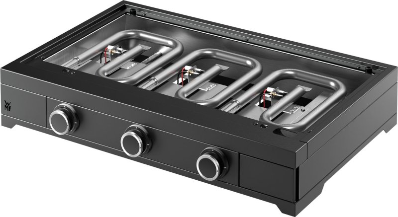 WMF Plancha Grill Gas - Edition One, 75 cm - inkl. Planchadeckel und Abdeckhaube