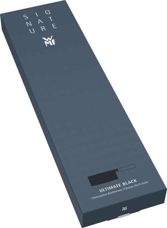 WMF Ultimate Black Chinesisches Kochmesser, 18,5 cm Klinge