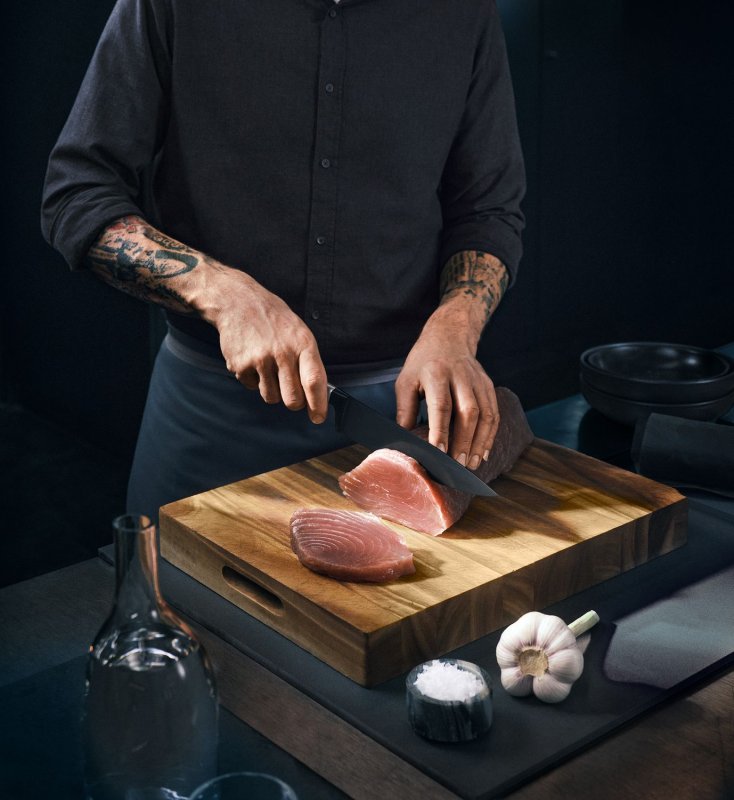 WMF Ultimate Black Kochmesser, 20 cm Klinge