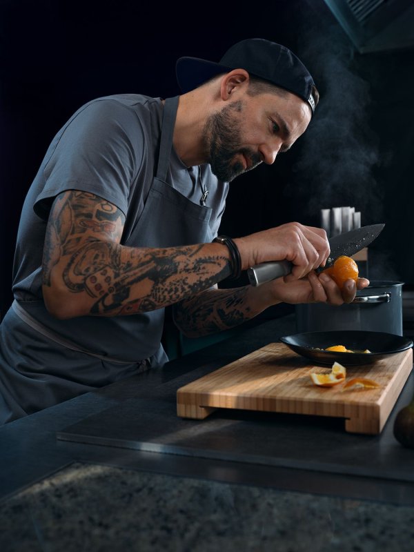 WMF Ultimate Black Kochmesser, 20 cm Klinge