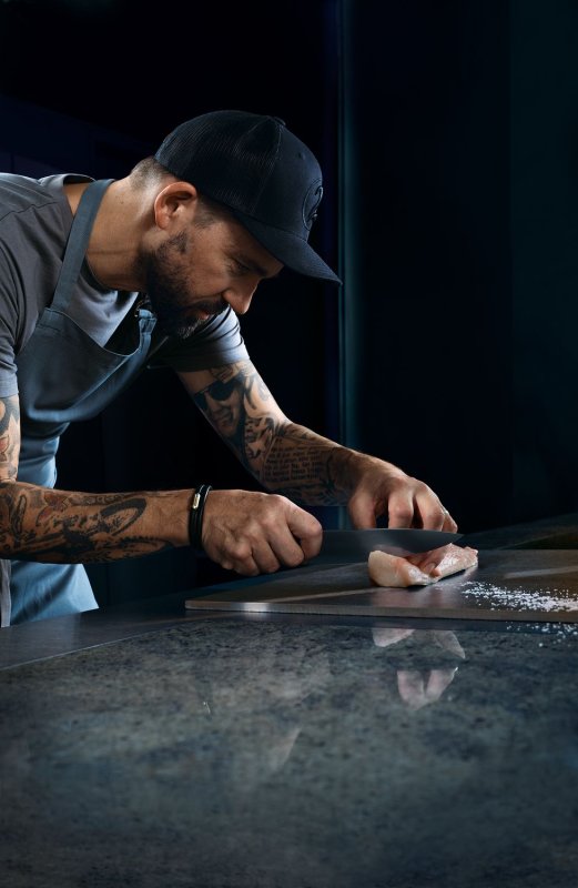 WMF Ultimate Black Kochmesser, 20 cm Klinge