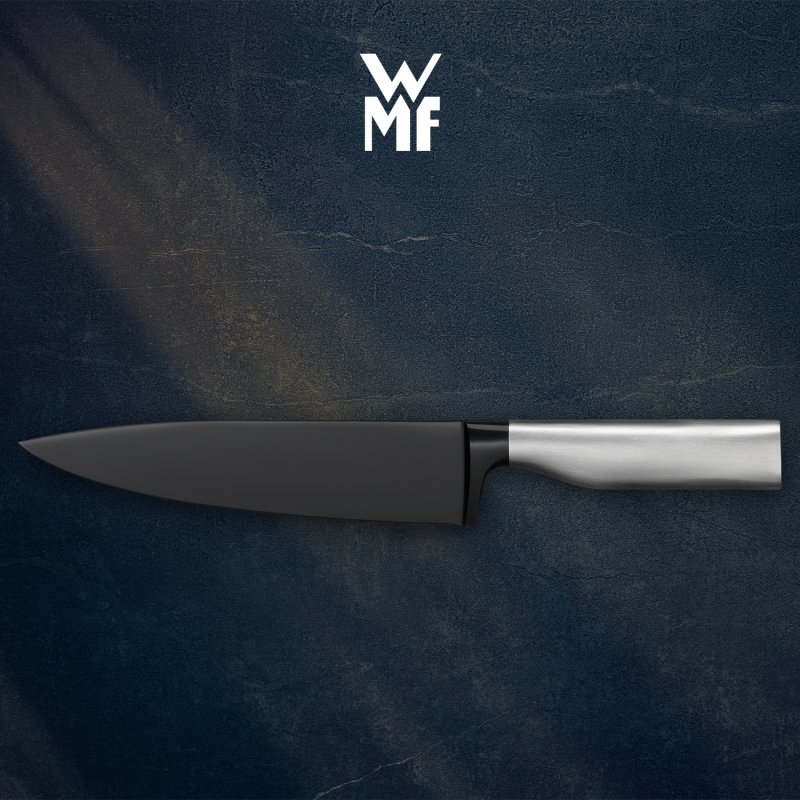WMF Ultimate Black Kochmesser, 20 cm Klinge