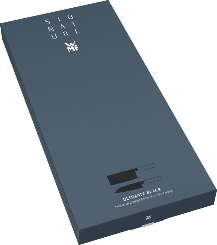 WMF Ultimate Black Messer-Set 2-teilig - Santoku + Chinesisches Kochmesser