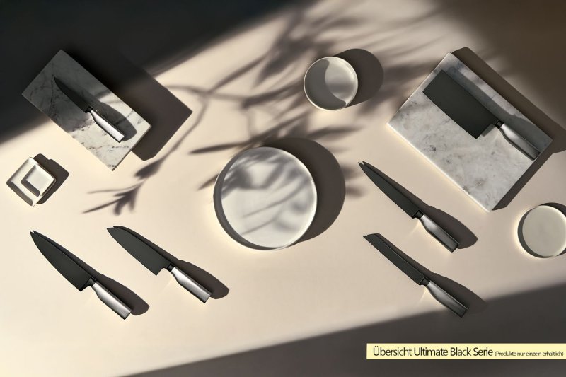 WMF Ultimate Black Brotmesser, 19 cm Klinge