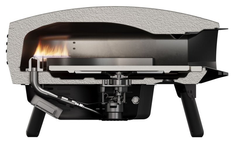 Witt Pizzaofen Piccolo Rotante 16" - matt schwarz