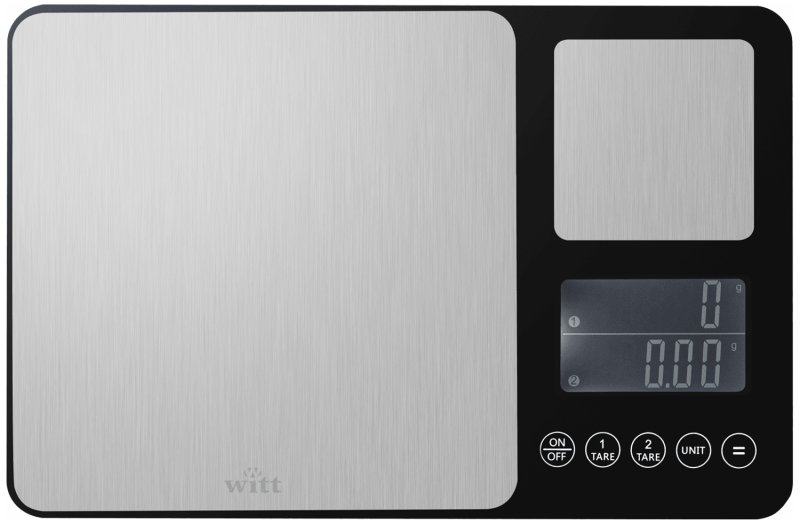 Witt Küchenwaage digital - mit zwei Messtellern