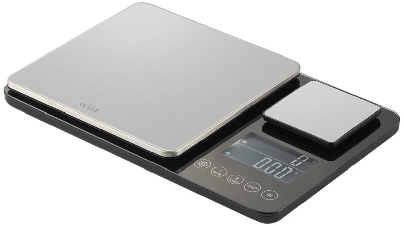 Witt Küchenwaage digital - mit zwei Messtellern