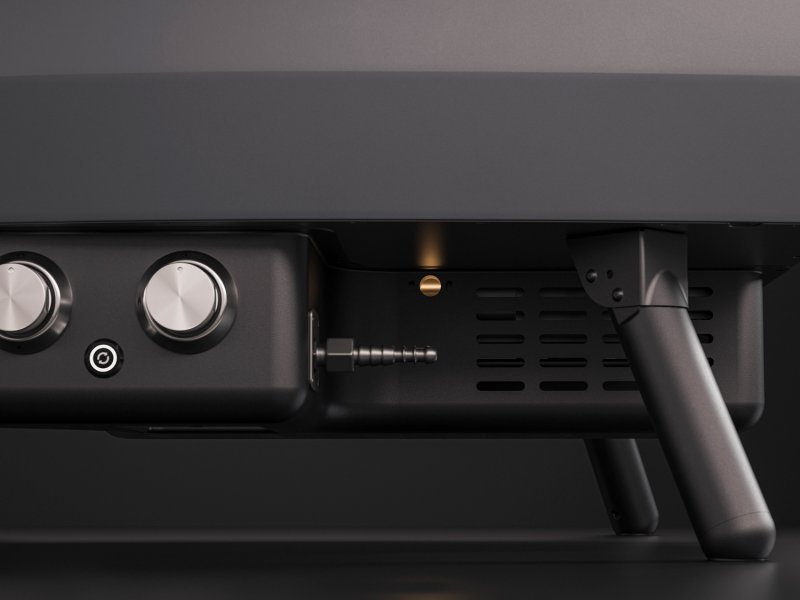 Witt Pizzaofen Etna Rotante 16" - graphite