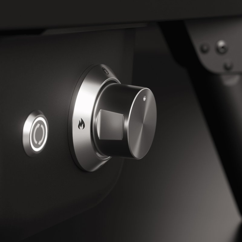 Witt Pizzaofen Piccolo Rotante 16" - matt schwarz