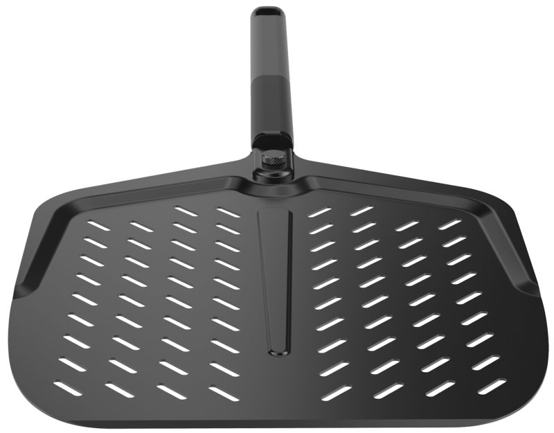 Witt Pizzaschieber Aluminium mit abnehmbarem Softgriff / 36 cm - BLACK EDITION