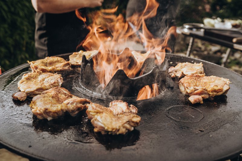 Moesta Wok Krone für BBQ Disk