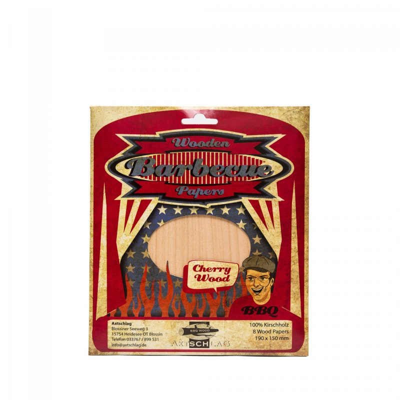 Axtschlag Wood Wraps Kirsche 190x150 8er Pack