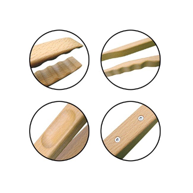 Zetzsche Grillzange 46cm - Buchenholz